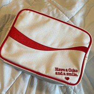 Stoney clover lane embroidered large Coca Cola pouch